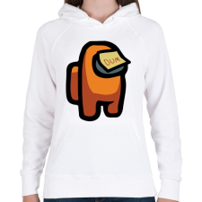 PRINTFASHION Among us Dum - Női kapucnis pulóver - Fehér női pulóver, kardigán