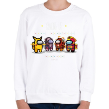PRINTFASHION Among us Elite crewmates set - Gyerek pulóver - Fehér gyerek pulóver, kardigán