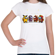 PRINTFASHION Among us Elite crewmates set - Női póló - Fehér női póló