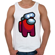 PRINTFASHION Among us - Férfi atléta - Fehér atléta, trikó