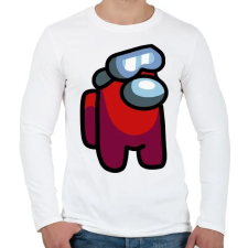 PRINTFASHION Among us - Férfi hosszú ujjú póló - Fehér férfi póló