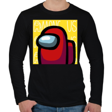 PRINTFASHION Among us - Férfi hosszú ujjú póló - Fekete férfi póló