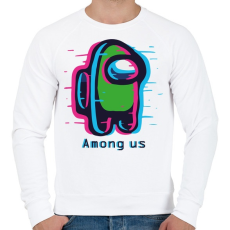 PRINTFASHION Among us  - Férfi pulóver - Fehér