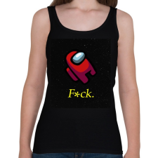 PRINTFASHION among us fuck - Női atléta - Fekete női trikó