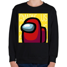 PRINTFASHION Among us - Gyerek pulóver - Fekete