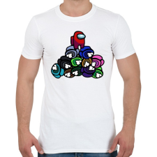 PRINTFASHION Among Us - Győztes - Férfi póló - Fehér férfi póló