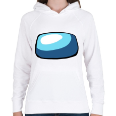 PRINTFASHION Among Us head - Női kapucnis pulóver - Fehér