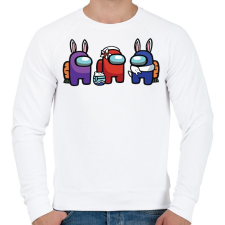 PRINTFASHION Among Us - Húsvét - Férfi pulóver - Fehér férfi pulóver, kardigán