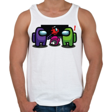 PRINTFASHION Among us - Impostor ! - Férfi atléta - Fehér atléta, trikó