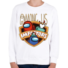 PRINTFASHION Among us - impostors among us 2 - Gyerek pulóver - Fehér