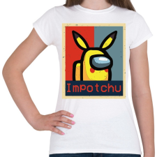 PRINTFASHION Among us Impotchu - Női póló - Fehér női póló