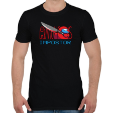 PRINTFASHION Among us IMPSTOR - Férfi póló - Fekete férfi póló