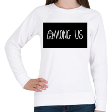 PRINTFASHION Among us logo - Női pulóver - Fehér női pulóver, kardigán