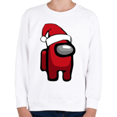 PRINTFASHION Among Us - Mikulás - Gyerek pulóver - Fehér