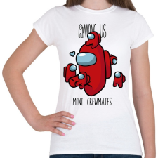 PRINTFASHION Among us Mini crewmates - Női póló - Fehér női póló