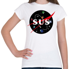 PRINTFASHION Among Us - NASA - Női póló - Fehér női póló