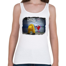PRINTFASHION Among us - Női atléta - Fehér