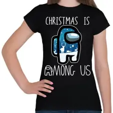PRINTFASHION Among Us - Női póló - Fekete női póló