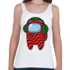 PRINTFASHION Among us Pewdiepie - Női atléta - Fehér női trikó