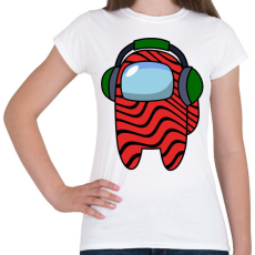 PRINTFASHION Among us Pewdiepie - Női póló - Fehér