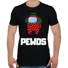 PRINTFASHION Among us PEWDS - Férfi póló - Fekete férfi póló