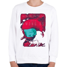 PRINTFASHION Among us  plakát  - Gyerek pulóver - Fehér gyerek pulóver, kardigán