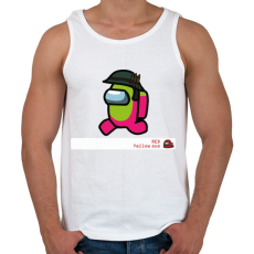 PRINTFASHION Among us - R.Y. sus  - Férfi atléta - Fehér