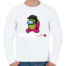 PRINTFASHION Among us - R.Y. sus  - Férfi pulóver - Fehér férfi pulóver, kardigán