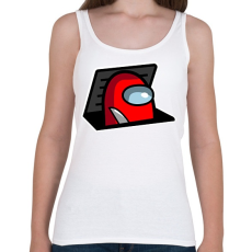 PRINTFASHION among us: red impostor - Női atléta - Fehér