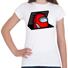 PRINTFASHION among us: red impostor - Női póló - Fehér