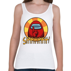 PRINTFASHION Among us SHHHHHH! - Női atléta - Fehér