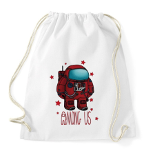 PRINTFASHION Among us spaceman - űrhajós - Sportzsák, Tornazsák - Fehér tornazsák