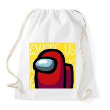 PRINTFASHION Among us - Sportzsák, Tornazsák - Fehér tornazsák