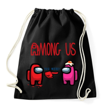 PRINTFASHION among us - Sportzsák, Tornazsák - Fekete tornazsák