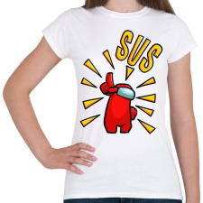 PRINTFASHION Among us - SUS - Női póló - Fehér női póló