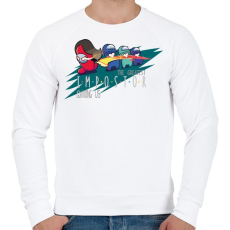 PRINTFASHION Among us -the greatest impostor  - Férfi pulóver - Fehér