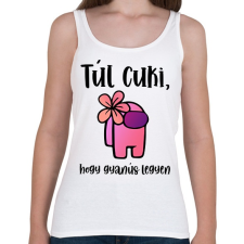 PRINTFASHION Among Us - Túl cuki, hogy gyanús legyen - Női atléta - Fehér női trikó
