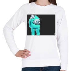 PRINTFASHION Among us WTF - Női pulóver - Fehér