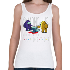 PRINTFASHION Among us - you are the impostor - Női atléta - Fehér