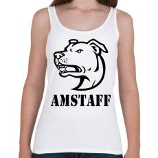 PRINTFASHION Amstaff 02 - Női atléta - Fehér