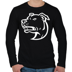 PRINTFASHION Amstaff 03 - Férfi hosszú ujjú póló - Fekete