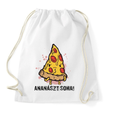 PRINTFASHION Ananászt soha! - Sportzsák, Tornazsák - Fehér tornazsák