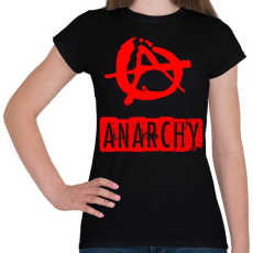PRINTFASHION anarchy - Női póló - Fekete