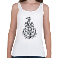 PRINTFASHION Anchor Drawing - Női atléta - Fehér