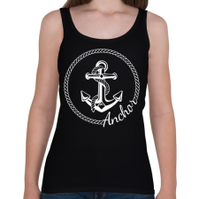 PRINTFASHION Anchor - Női atléta - Fekete női trikó