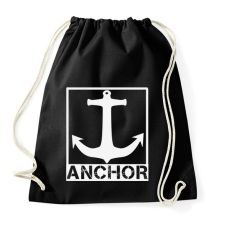 PRINTFASHION Anchor - Sportzsák, Tornazsák - Fekete tornazsák