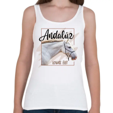PRINTFASHION Andalúz - Női atléta - Fehér női trikó