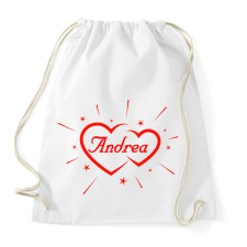 PRINTFASHION Andrea - Sportzsák, Tornazsák - Fehér tornazsák