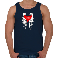 PRINTFASHION Angel - Férfi atléta - Sötétkék