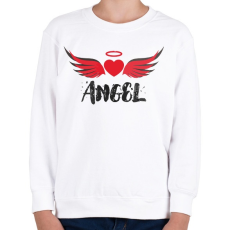 PRINTFASHION ANGEL - Gyerek pulóver - Fehér